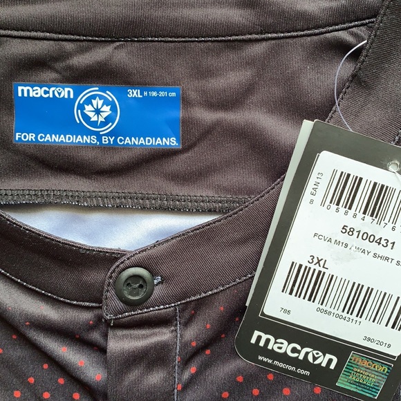 VALOUR FC Soccer Jersey Adult Away Match Macron Big and Tall - Picture 13 of 15